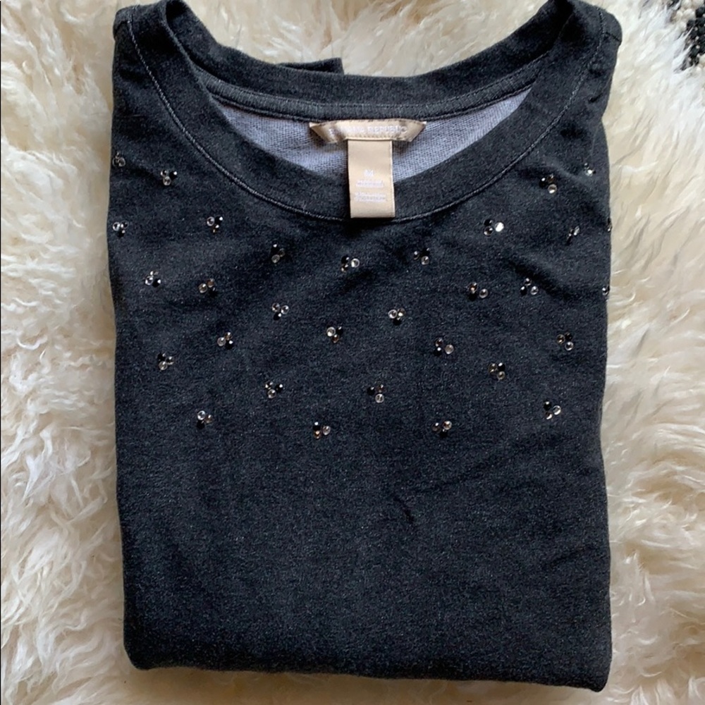Banana Republic embellished sweatshirt